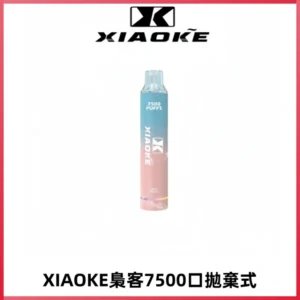 XIAOKE梟客7500Puffs跑馬燈拋棄式電子煙 可發光一次性